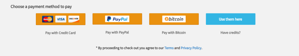 BTC Payment Method and Paypal with BRM